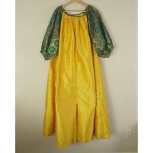 New NWT Coniglio Palm Beach Convertible Duster Zipper One Size Mixed Brocade